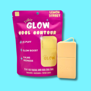Cool Contour - Lemon Sorbet (Refillable Ice Facial Gua Sha Tool)