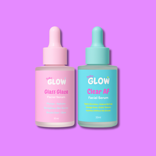 Serum Duo – Glass Skin + Clear Skin | Dollce Glow Facial Serums