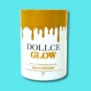 Gold Digger - 24K Gold Jelly Mask – White Amber & Vanilla Musk